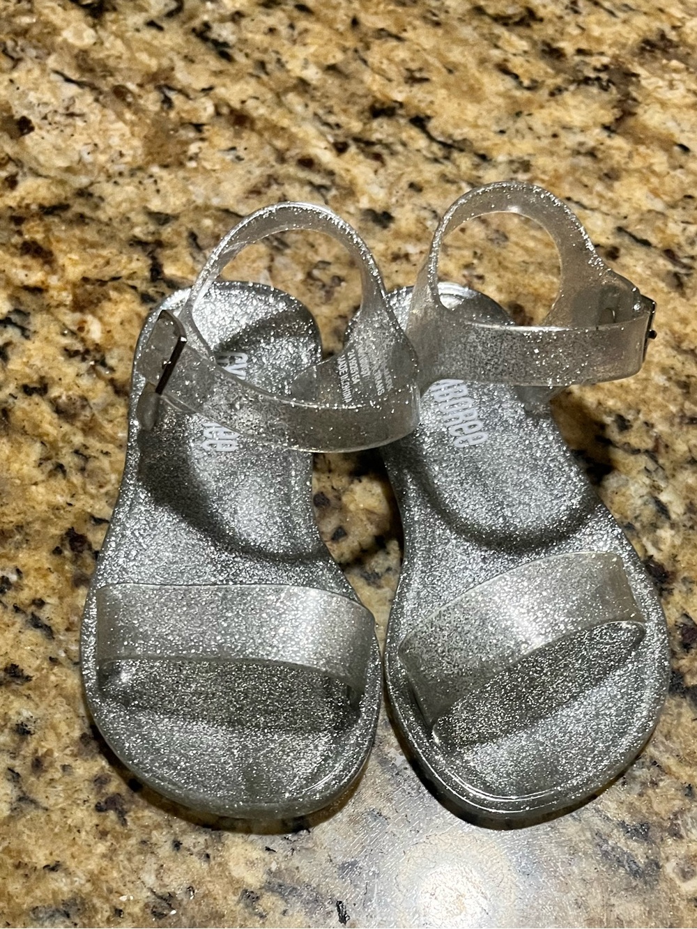 Gymboree Silver Glitter Toddler Sandals